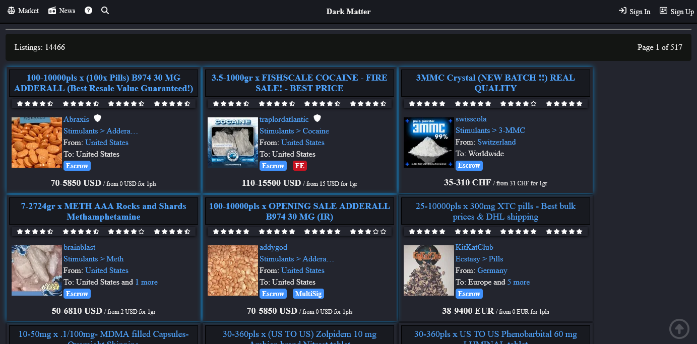 Grayscale warning visualization of rug pulls and exit scams in darknet markets